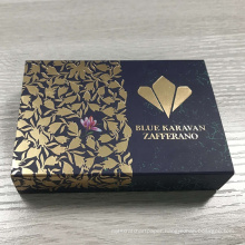 Black Matte Printed Paper Packaging Luxury Flap Closure Magnetic Gift Box